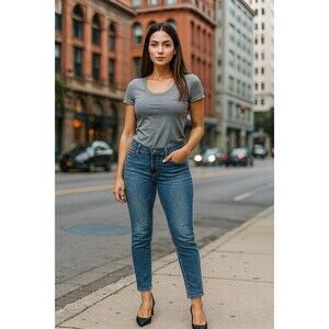 Denizen from Levi’s Modern Pull-on Crop Jeans Women’s Sz 8